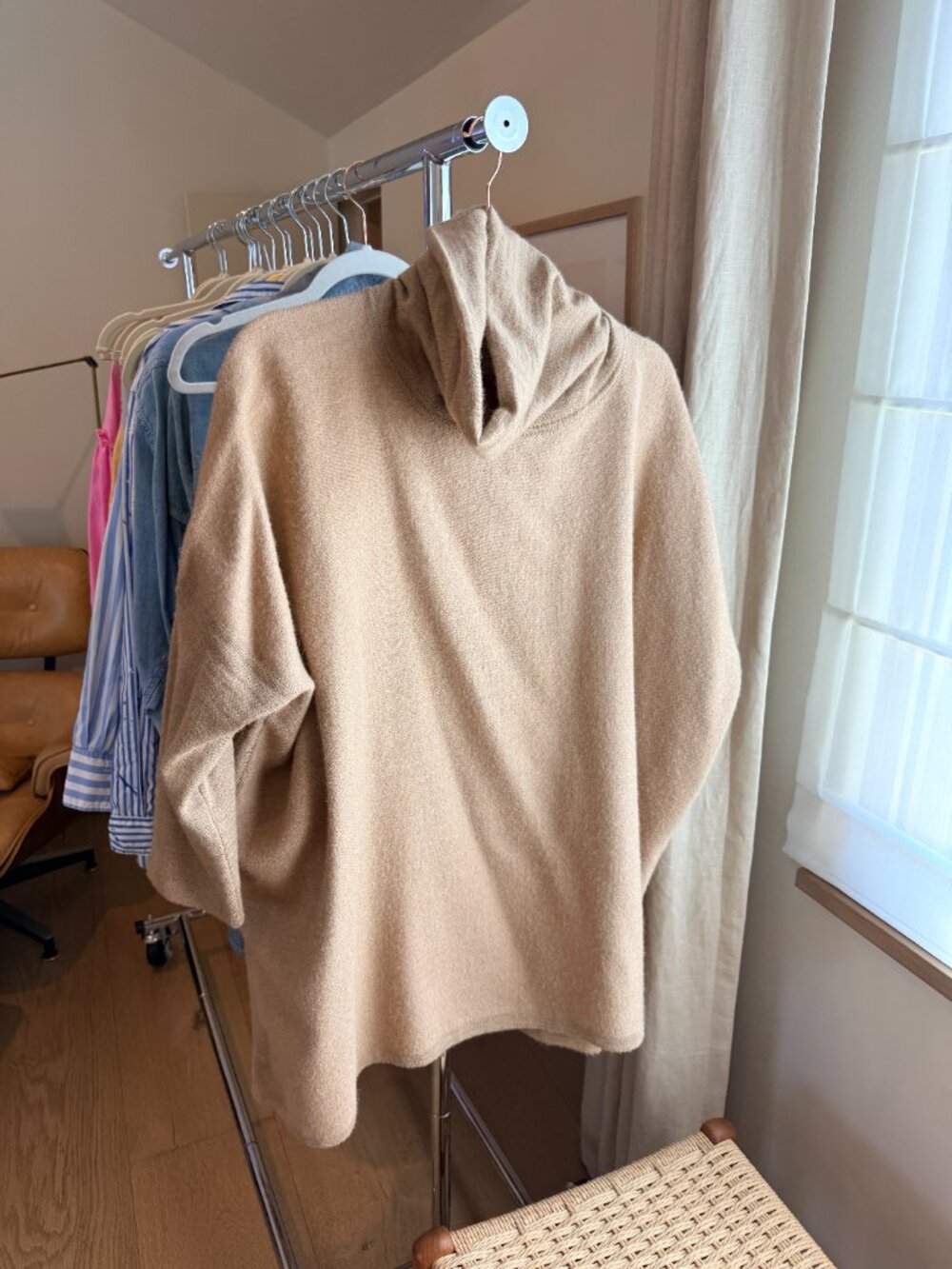 Cuyana Baby Alpaca Turtleneck Sweater - Picture 2 of 4